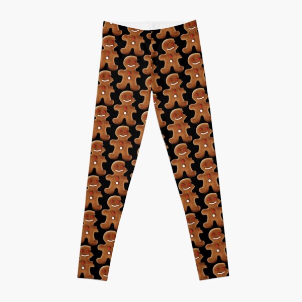 Gingerbread Man Christmas Print Leggings – 2 Blondes Apparel