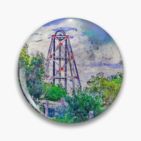 Item preview, Gardens amongst the Poppethead - Artists Watercolor and Sketch - Bendigo, Victoria designed and sold by Steven Jodoin.