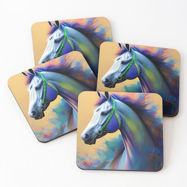 Item preview, Urban Graffiti Horse Oil Painting Splattered designed and sold by SableSyndciate.