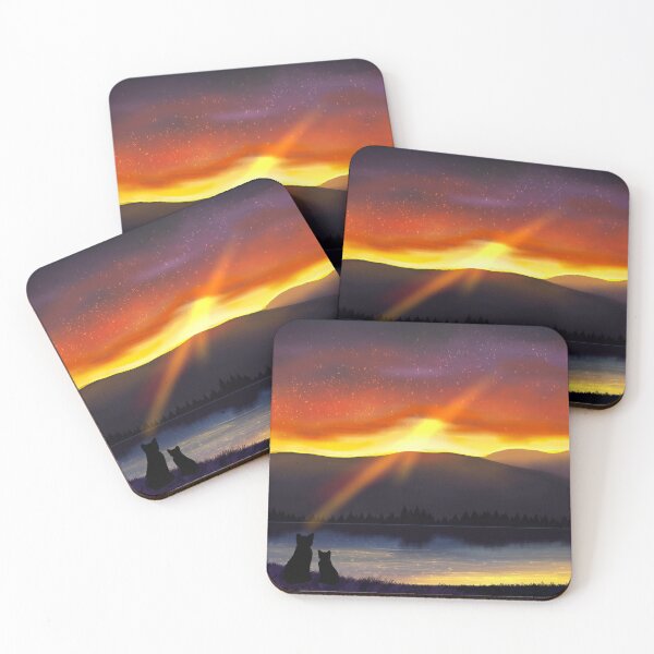 Item preview, Sunset cat designed and sold by rickrock-art.