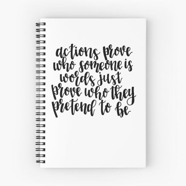 Item preview, Actions Prove Who Someone Is designed and sold by tbcalligraphy.
