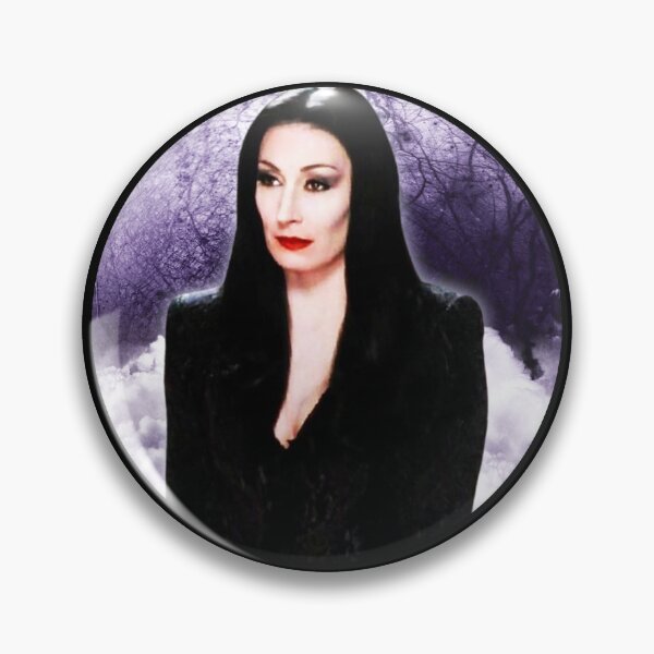 Item preview, Morticia Addams Gothic Goddess Anjelica Huston Digital Art designed and sold by Gogmagosh.