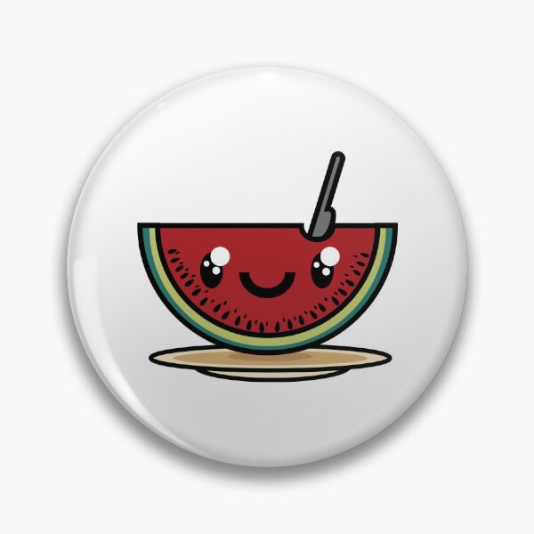 Item preview, Cute Watermelon Kawaii designed and sold by DurianDesign.