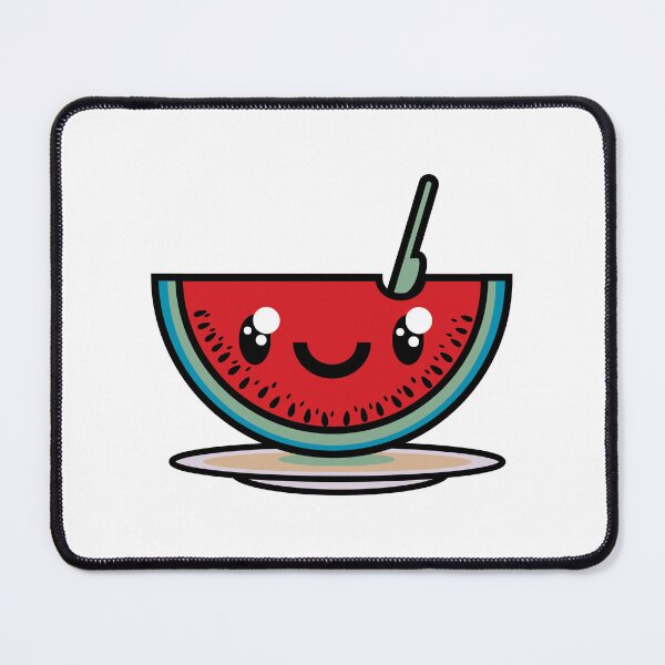 Item preview, Cute Watermelon Kawaii designed and sold by DurianDesign.