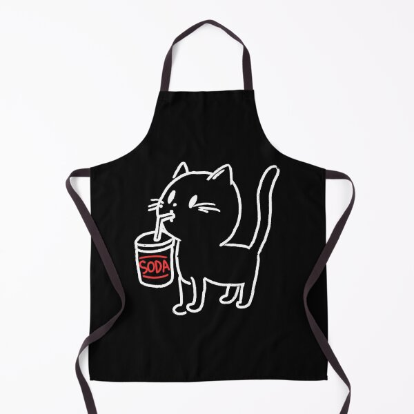 Item preview, Cat and Soda 3 - White designed and sold by HarshBrown.