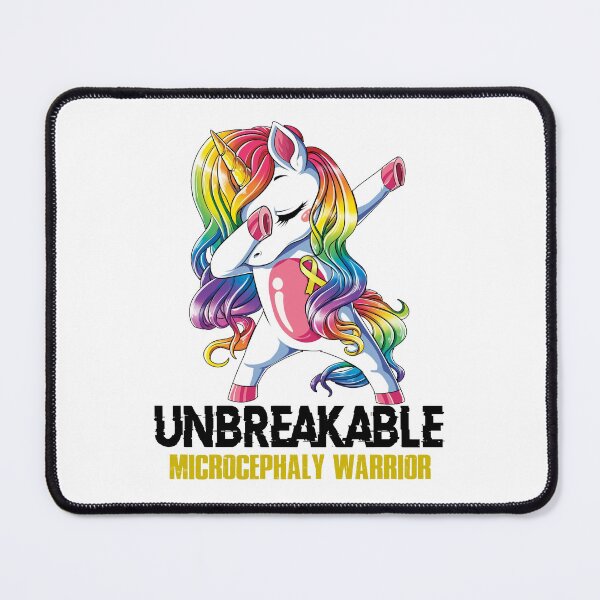 Item preview, Microcephaly Awareness - Unicorn Microcephaly Warrior Ribbon UNBREAKABLE designed and sold by Fernandezf.