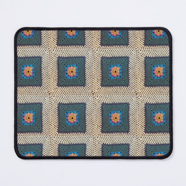 Item preview, Crochet Granny Square Pattern-beige bark gray designed and sold by Sasidenidesign.