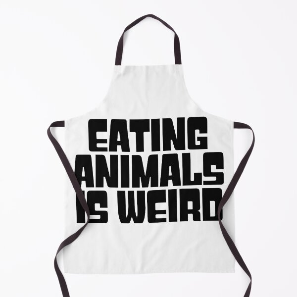 Item preview, Eating animals is weird_funky pop font black designed and sold by quinnhopp.