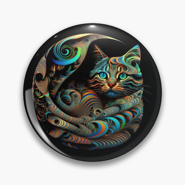 Item preview, Fantastic multicolored designer cat design designed and sold by DESIGNERCATS.