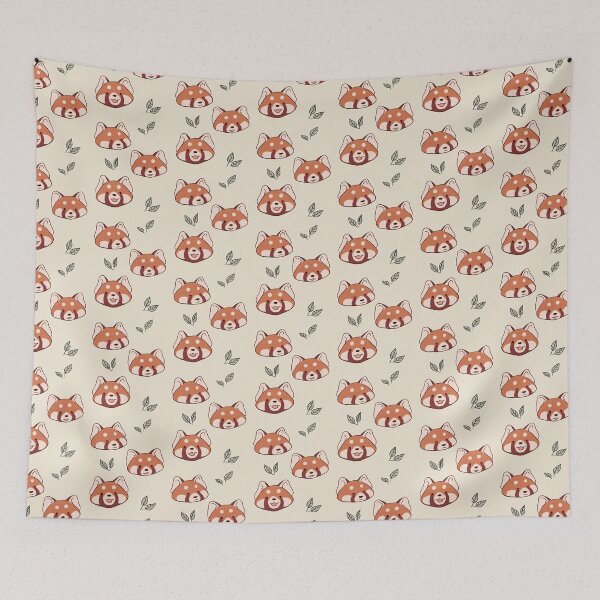 Item preview, Red panda heads stickers pack cute illustration  designed and sold by Yarafantasyart.