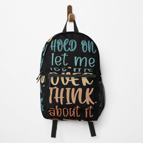 Item preview, Let Me Overthink About It Introvert Funny Quote designed and sold by TravelScientist.