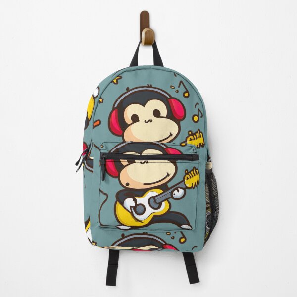 Item preview, cute monkey plays guitar designed and sold by Sivkon.