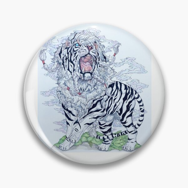 Item preview, White Liger King  designed and sold by Dax Stringer.