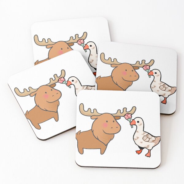 Item preview, goose and moose designed and sold by jojoeldancer.