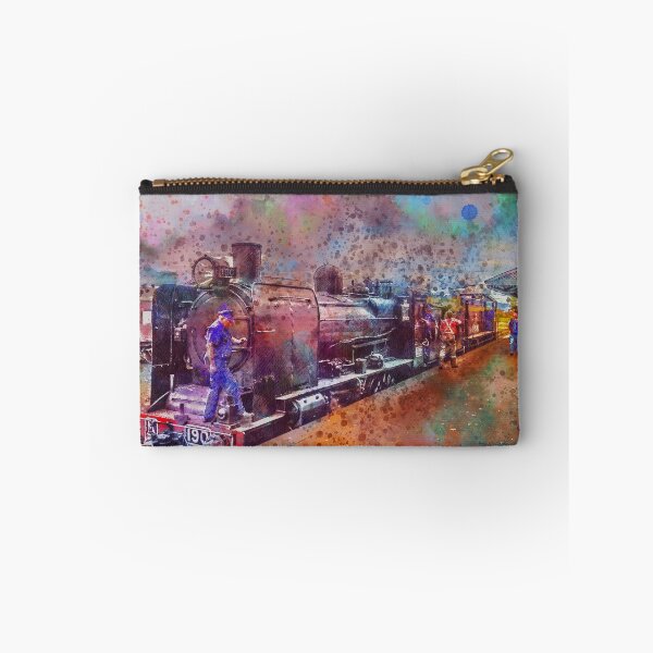 Item preview, Maldon Tourist Train K-190 - Artists Watercolor and Sketch - Maldon, Victoria designed and sold by Steven Jodoin.