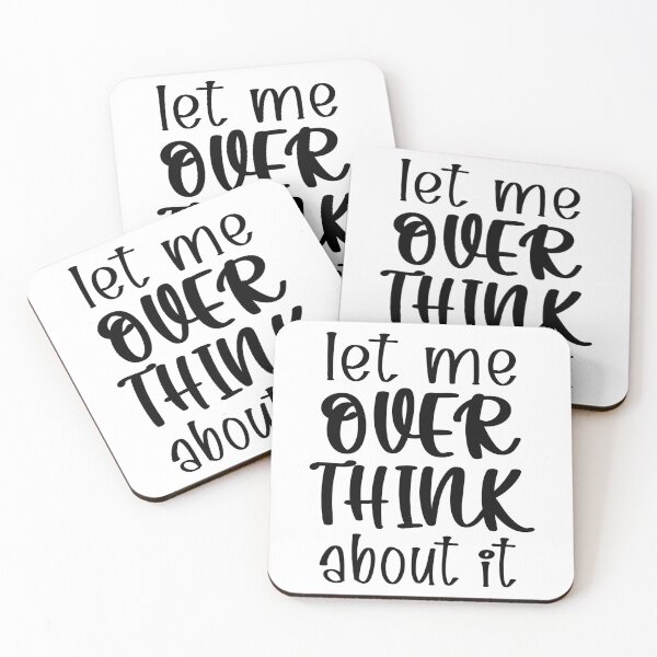 Item preview, Let Me Overthink About It Introvert Funny Quote designed and sold by TravelScientist.