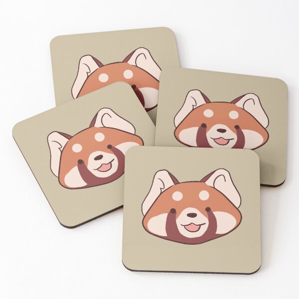 Item preview,  Red panda cute face cartoon illustration  designed and sold by Yarafantasyart.