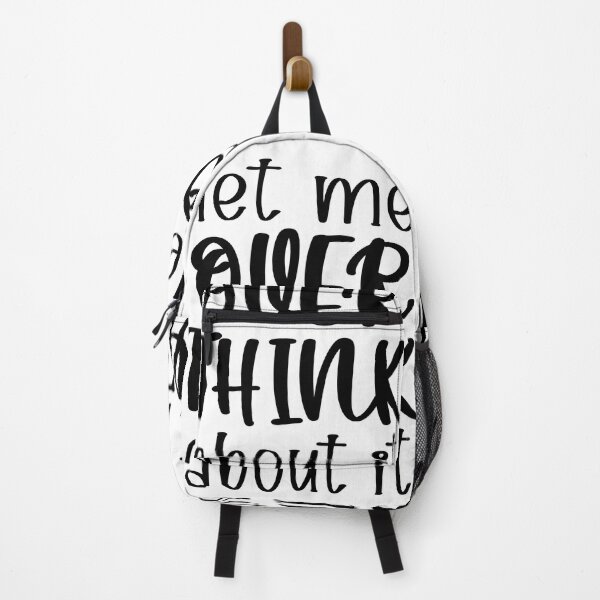 Item preview, Let Me Overthink About It Introvert Funny Quote designed and sold by TravelScientist.