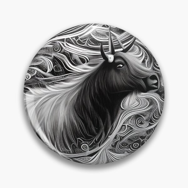 Item preview, Abstract Camargue Bull designed and sold by Astralia.