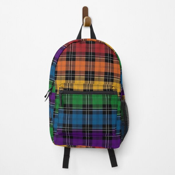 Item preview, Seamless Reapeating Plaid LGBTQ Pride Rainbow Flag Pattern designed and sold by LiveLoudGraphic.
