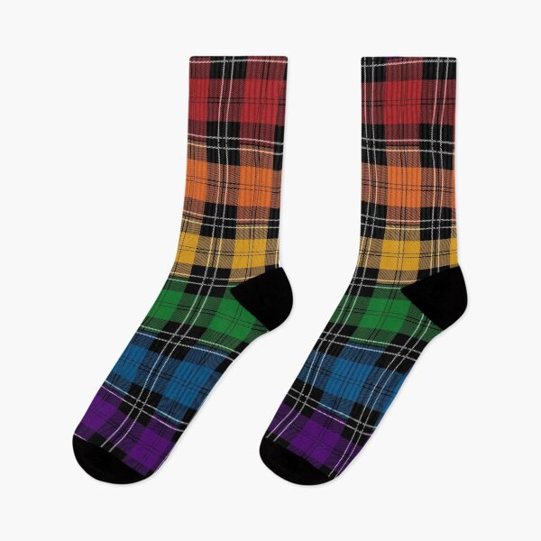 Item preview, Seamless Reapeating Plaid LGBTQ Pride Rainbow Flag Pattern designed and sold by LiveLoudGraphic.