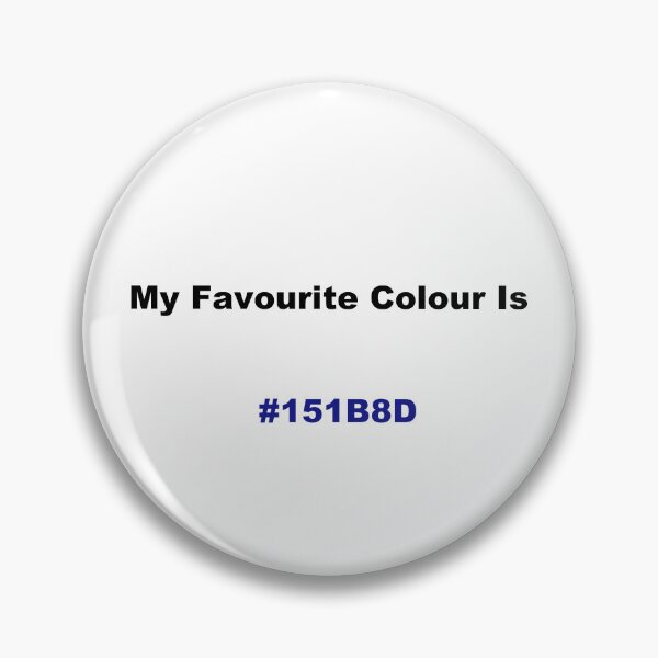 Item preview, My Favourite Colour Is #151B8D designed and sold by kiippers.