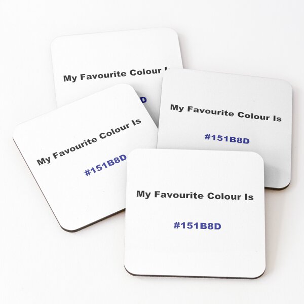 Item preview, My Favourite Colour Is #151B8D designed and sold by kiippers.