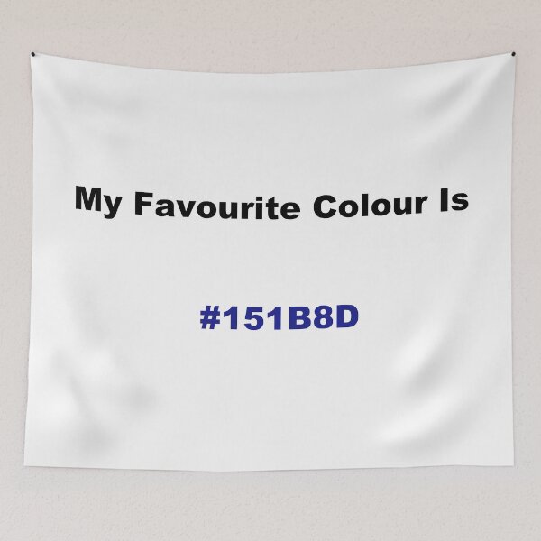 Item preview, My Favourite Colour Is #151B8D designed and sold by kiippers.