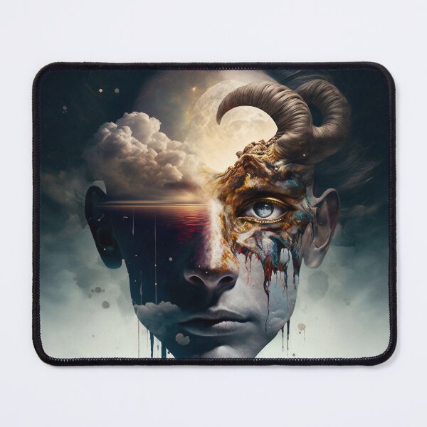 Item preview, Esoteric Wall Art, Metal Wall Art, Aries, Male, Ram, Zodiacal Sign, Esoteric, Astrology, Fantasy, Mystery designed and sold by esoTeriko.