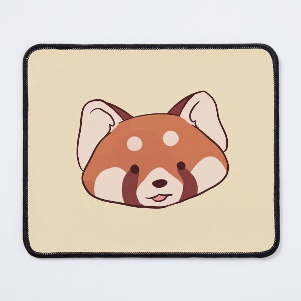 Item preview, Red panda cute face cartoon illustration designed and sold by Yarafantasyart.