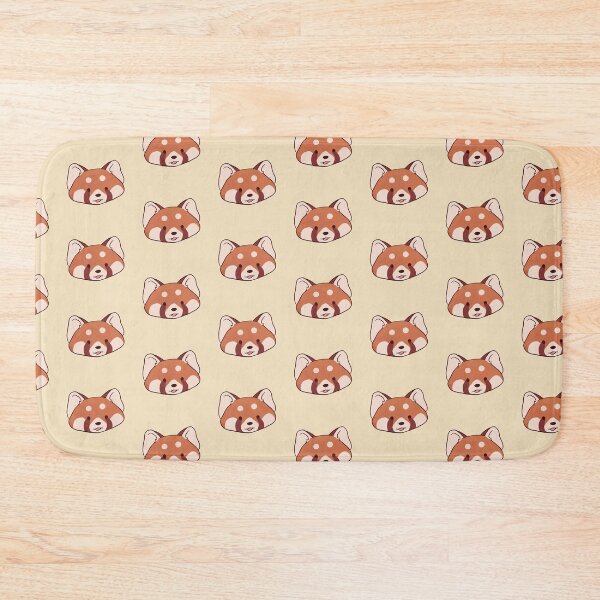 Item preview, Red panda cute face cartoon illustration  designed and sold by Yarafantasyart.