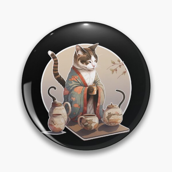 Item preview, Japanese Cat Tea Time designed and sold by AwakenedSoul.