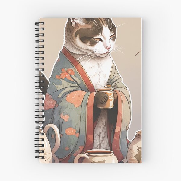 Item preview, Japanese Cat Tea Time designed and sold by AwakenedSoul.