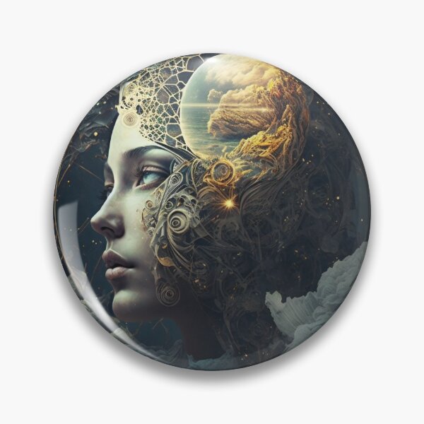 Item preview, Esoteric Wall Art, Metal Wall Art, Cancer, Female, Ram, Zodiacal Sign, Esoteric, Astrology, Fantasy, Mystery designed and sold by esoTeriko.