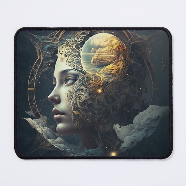 Item preview, Esoteric Wall Art, Metal Wall Art, Cancer, Female, Ram, Zodiacal Sign, Esoteric, Astrology, Fantasy, Mystery designed and sold by esoTeriko.