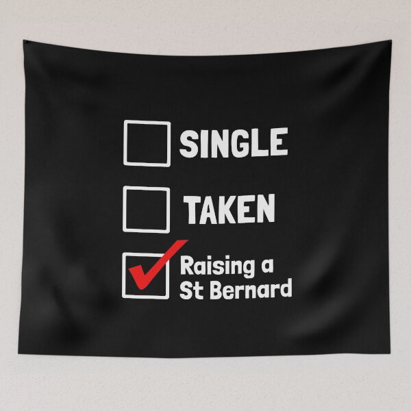 Item preview, Single Taken Raising a St Bernard Puppy Dog Gift  designed and sold by Guarddogdrive.