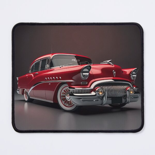 Item preview, Red classic car on a clean dark background designed and sold by OwnByCats.