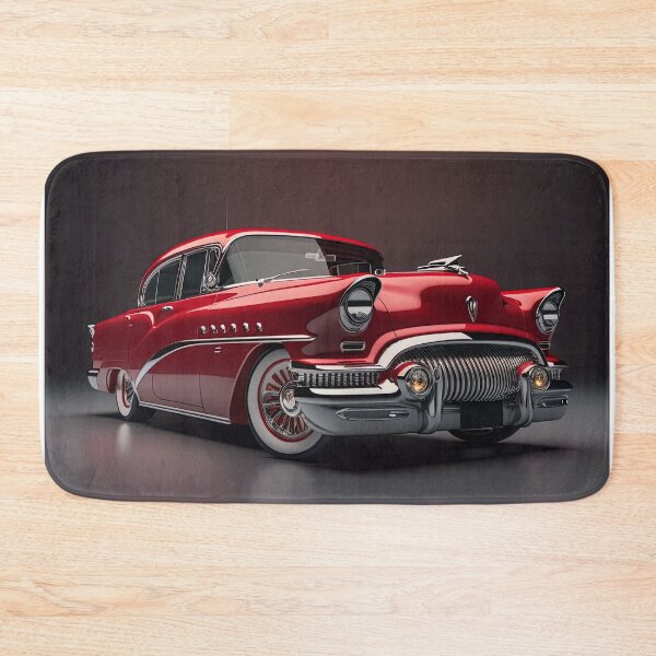 Item preview, Red classic car on a clean dark background designed and sold by OwnByCats.
