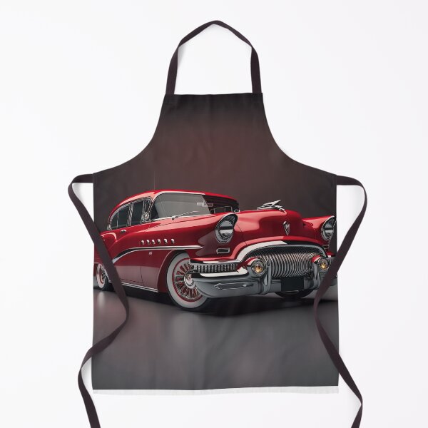 Item preview, Red classic car on a clean dark background designed and sold by OwnByCats.