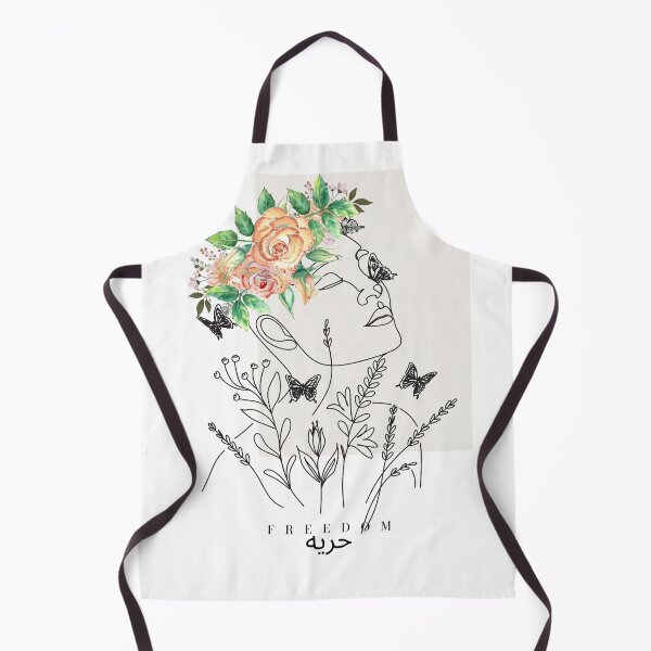 Item preview, Freedom حريه Woman Arabic Design designed and sold by marknprints.
