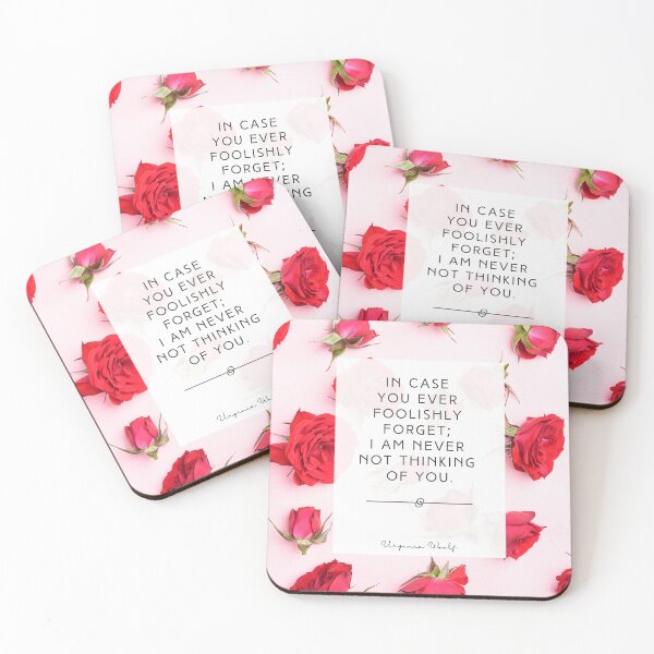 Item preview, Virginia Woolf • In Case You Foolishly Forget • Thinking Of You designed and sold by taleofdeuces.