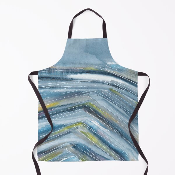 Item preview, Beautiful nature landscape, watercolor mountain scape designed and sold by anaozzart.