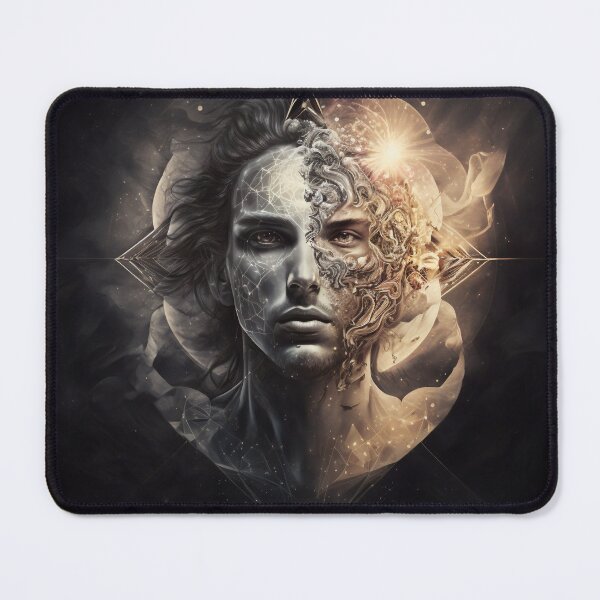 Item preview, Esoteric Wall Art, Metal Wall Art, Gemini, Male, Zodiacal Sign, Esoteric, Astrology, Fantasy, Mystery, Gift designed and sold by esoTeriko.