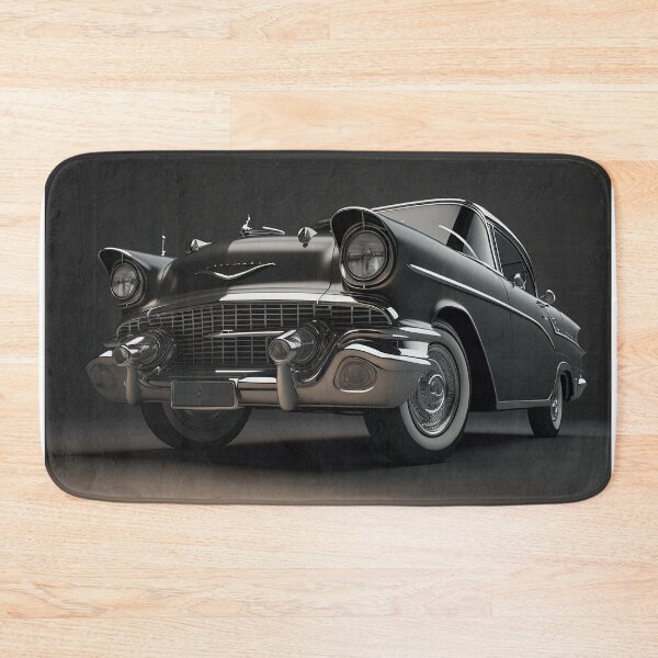 Item preview, Black classic vintage car on a clean dark background designed and sold by OwnByCats.