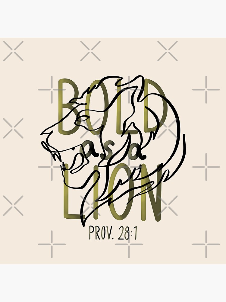 Proverbs 28 1 Sticker For Sale By PensOnPaper Redbubble proverbs-28-1-sticker-for-sale-by-pensonpaper-redbubble