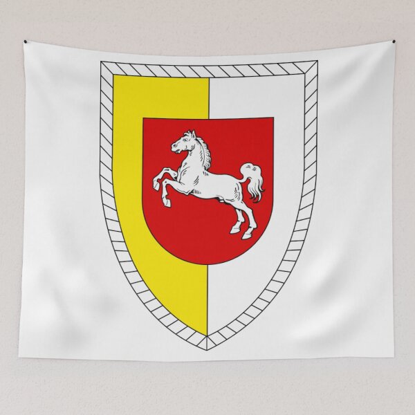 Item preview, Coat of Arms of the 1st (GE) Armoured Divison designed and sold by HeraldryCabinet.