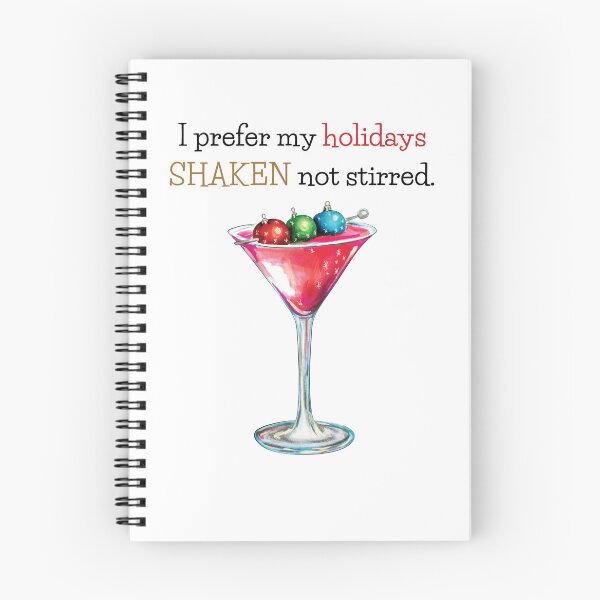 Item preview, I Prefer My Holidays Shaken Not Stirred designed and sold by Tracy Ayers.