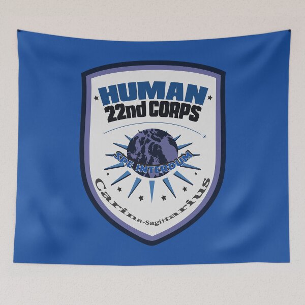 Item preview, Human 22nd Corps Carina-Sagittarius SciFi Mission Patch Space Epic Science designed and sold by somersbyman.