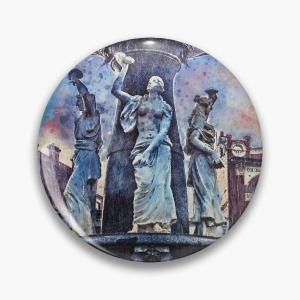 Item preview, Alexandra Fountain at Sunset - Artists Watercolor and Sketch - Bendigo, Victoria designed and sold by Steven Jodoin.
