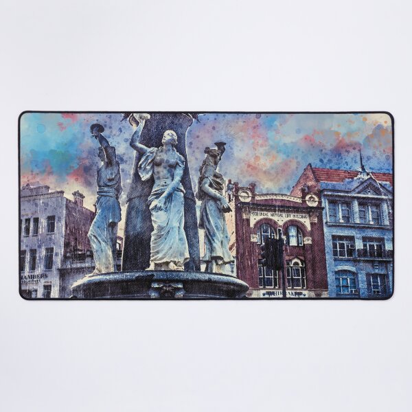 Item preview, Alexandra Fountain at Sunset - Artists Watercolor and Sketch - Bendigo, Victoria designed and sold by Steven Jodoin.